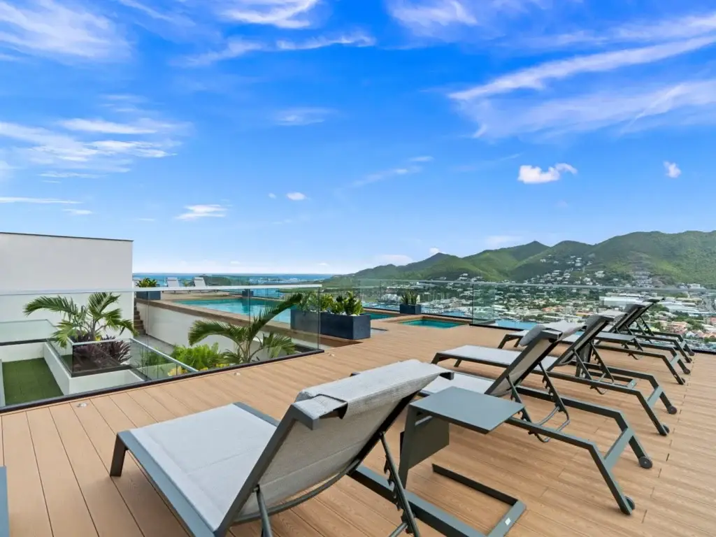 Appartement D424 à The Hills Résidence, location SXM dans le secteur de Simpson Bay