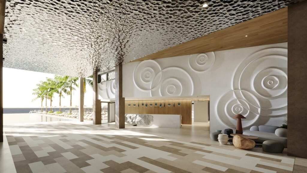 Hall d'entrée Aqua Resort géré par 4U Real Estate Sint Maarten