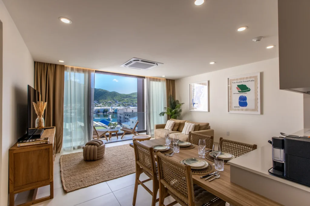 Apartment A124 The Hills Residence Sint Maarten lagoon view