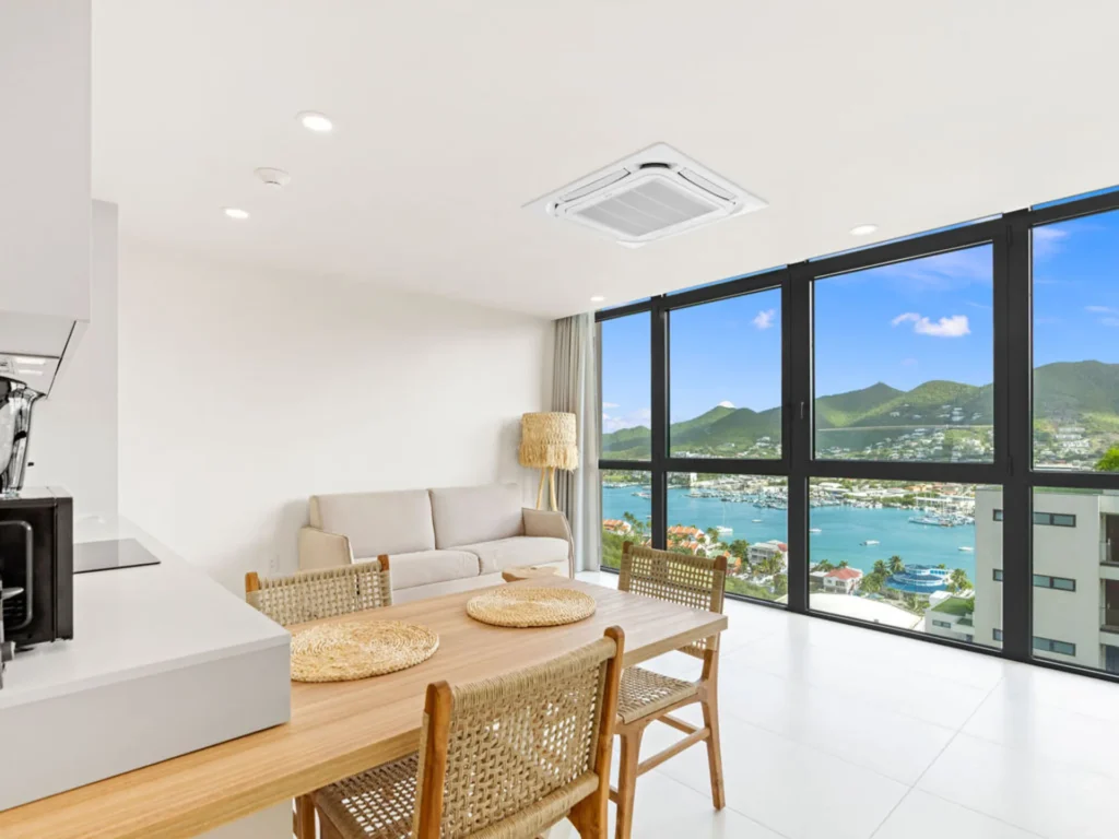 Appartement D417 The Hills Résidence vue lagon Sint Maarten